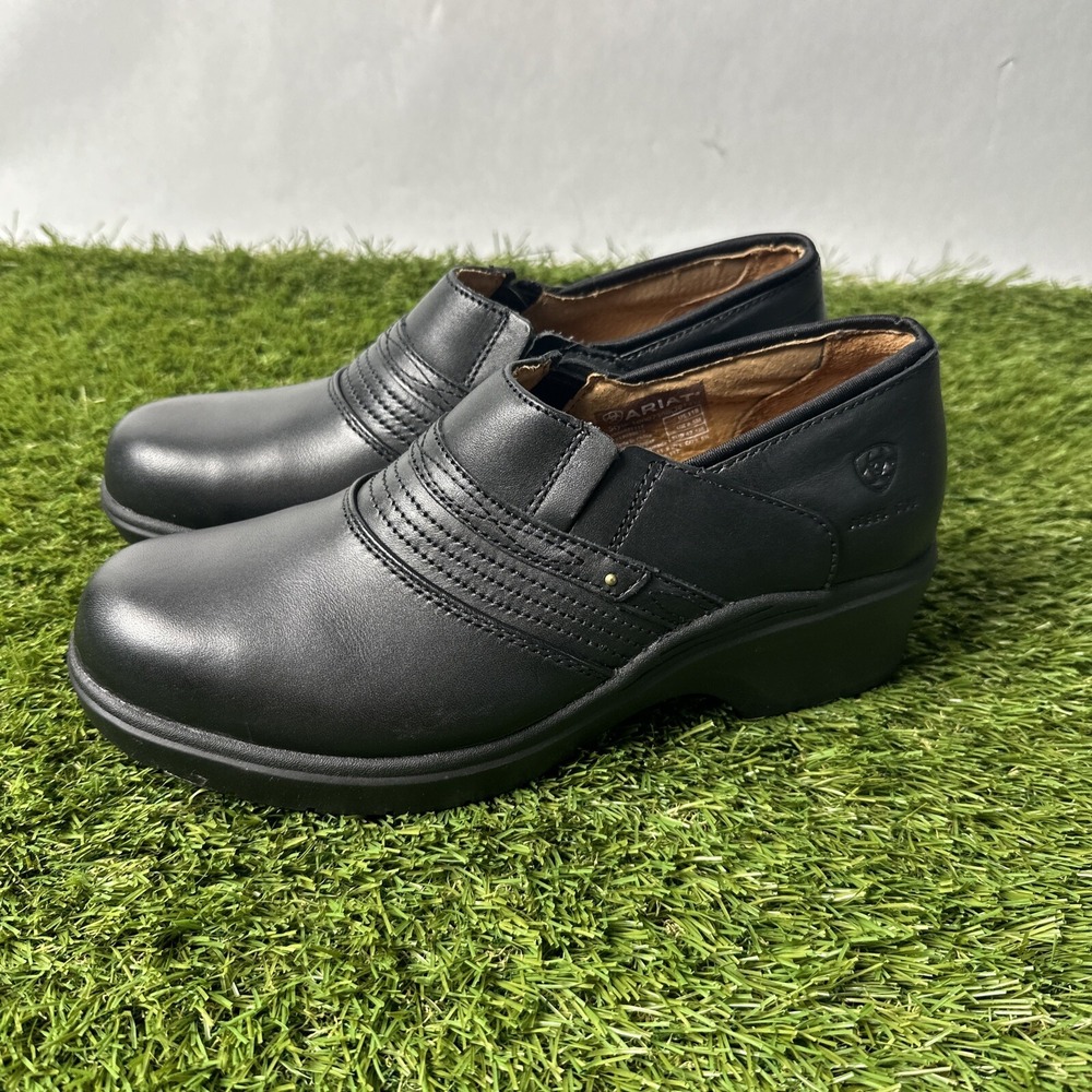 Ariat Womens Steel Toe Safety Clog Work Shoes 11 B Black Slip Resistant 10002368